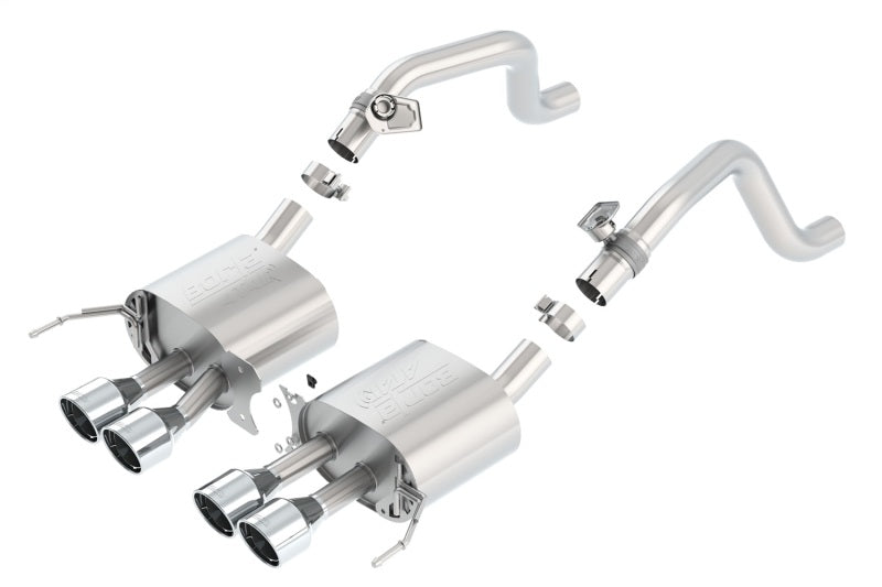 

Borla 11863 - BOR11863 - Borla 2014 Chevy Corvette C7 w/ AFM w/o NPP Atak Rear Section Exhaust Quad Rd Rl IC Tips - Shipped in Europe - Tuningsupply.com
