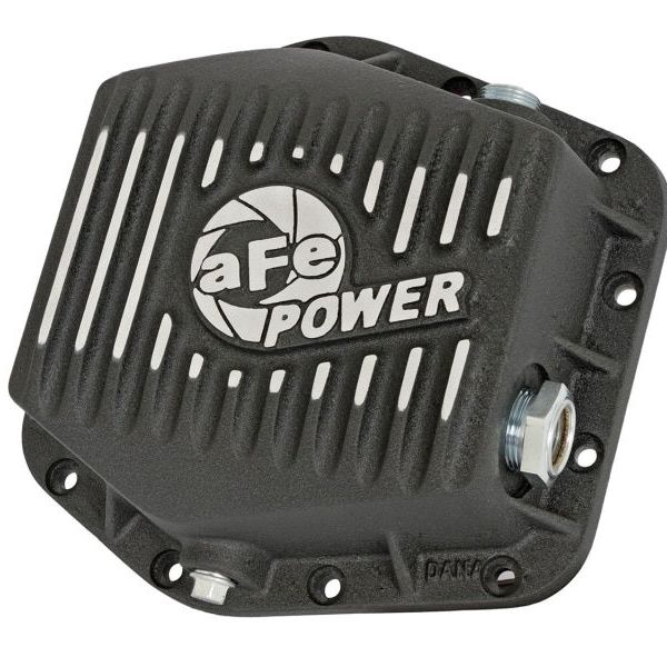 aFe Power Rear Differential Cover (Machined Black) 15-17 GM Colorado/Canyon 12 Bolt Axles-tuningsupply.com