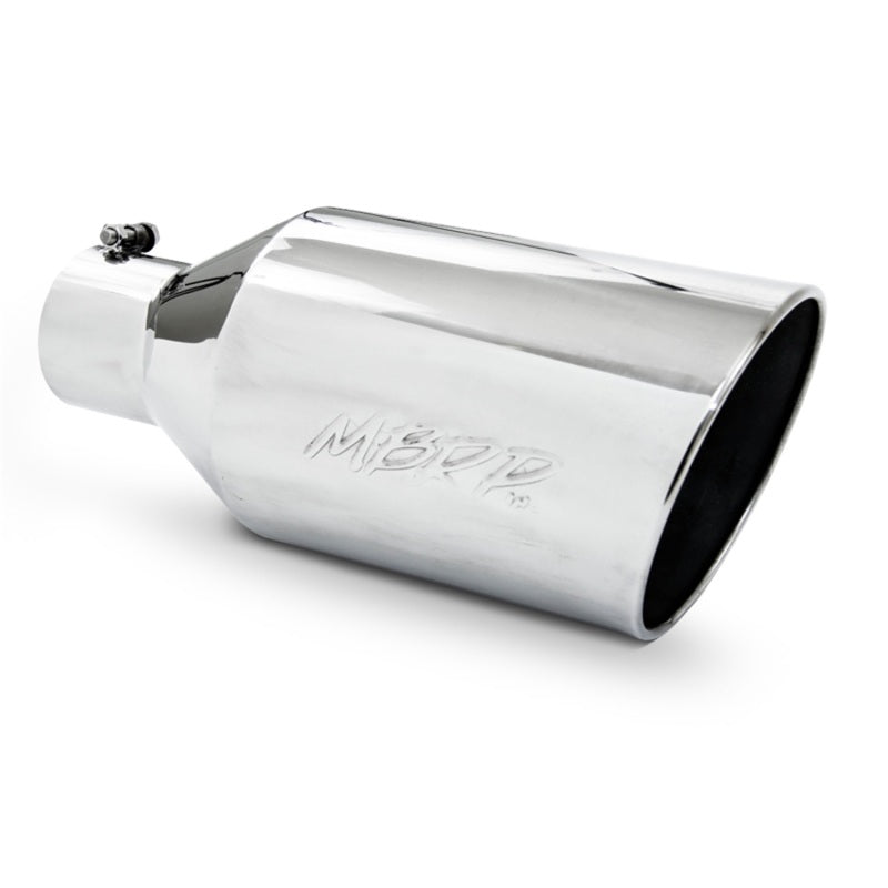 MBRP Universal Tip 8in O.D. Rolled End 4in inlet 18in length T304-tuningsupply.com