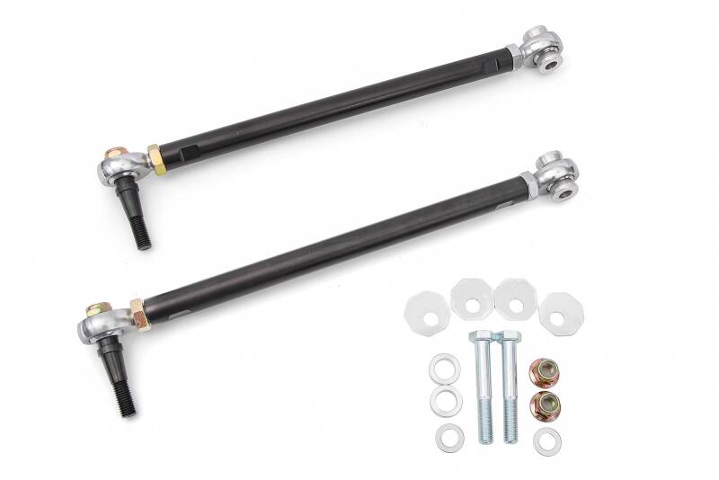 BMR 14-19 Chevrolet Corvette Toe Rods For 15in Conversion Kit - Black Anodized-tuningsupply.com