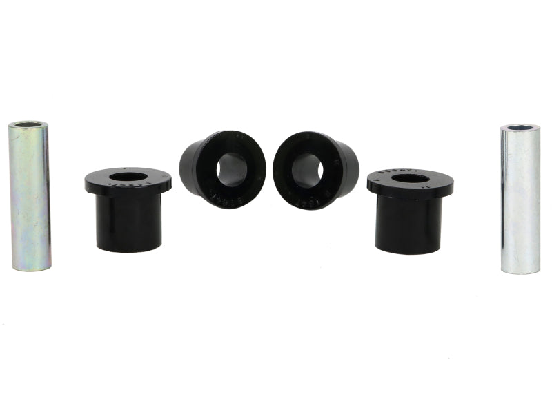 

Whiteline W71647 - WHLW71647 - Whiteline Plus 97-05 Nissan Frontier D22 2WD Rear Spring Eye and Shackle Bushing - Shipped in Europe - Tuningsupply.com
