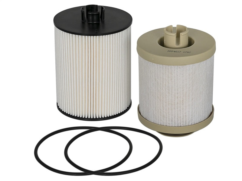 aFe Pro GUARD D2 Fuel Filter 08-10 Ford Diesel Trucks V8 6.4L (td) (4 Pack)-tuningsupply.com