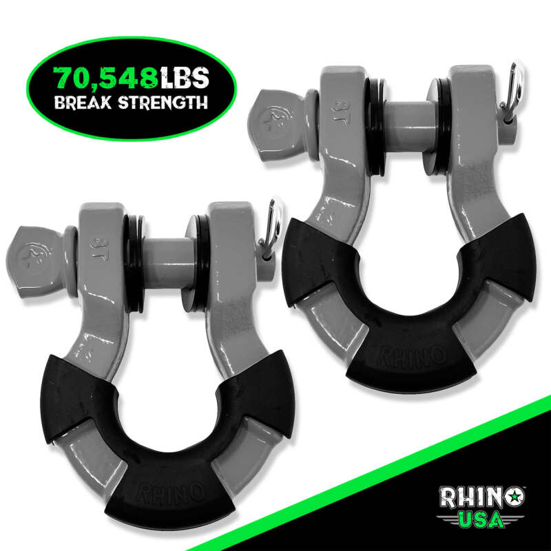 

Rhino USA SUPERSHACK-GRY - RSASUPERSHACK-GRY - Rhino USA 8T Super Shackle 2-Pack (Gray) - Shipped in Europe - Tuningsupply.com
