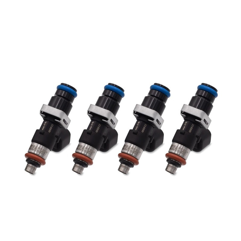 BLOX Racing Eco-Fi Street Injectors 1000cc/min w/ 1/2in Adapter For Honda K Series - Set of 4-tuningsupply.com