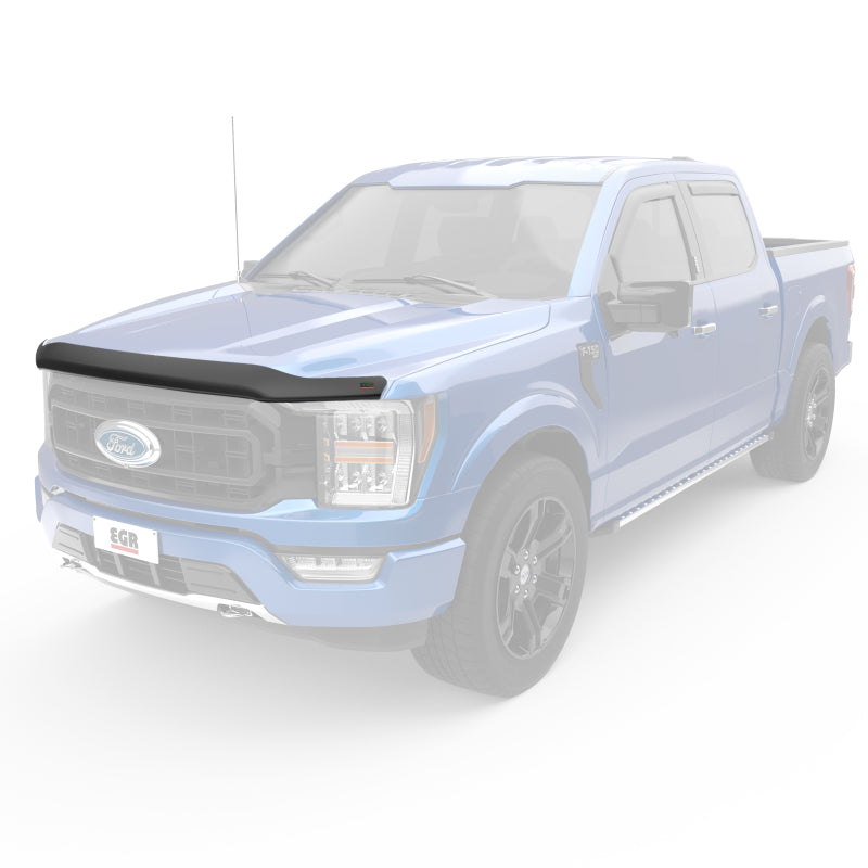 EGR 2021+ Ford F150 Superguard Hood Shield - Smoke (303581)-tuningsupply.com