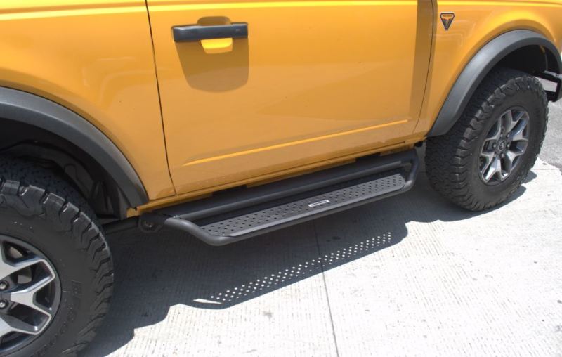 

Go Rhino  - GORD14131T - Go Rhino 2021+ Ford Bronco Dominator Extreme D1 Side Steps w/Brackets - Textured Black - Shipped in Europe - Tuningsupply.com
