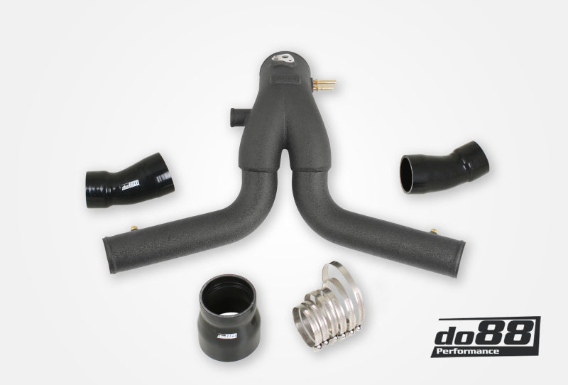 

do88 TR-200SV-OEM-1 - DOBTR-200SV-OEM-1 - do88 13-15 Porsche 911 Turbo/Turbo S (991.1) Y-Pipe for OEM Intercooler - Black - Shipped in Europe - Tuningsupply.com
