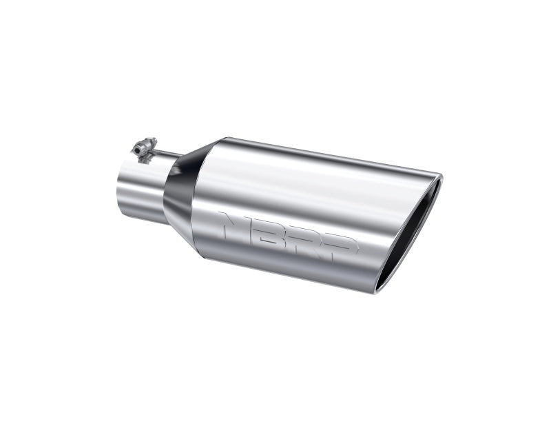 MBRP Universal Tip 7inch O.D. Rolled End 4inch inlet 18inch length - T304 (SINGLE TIP)-tuningsupply.com