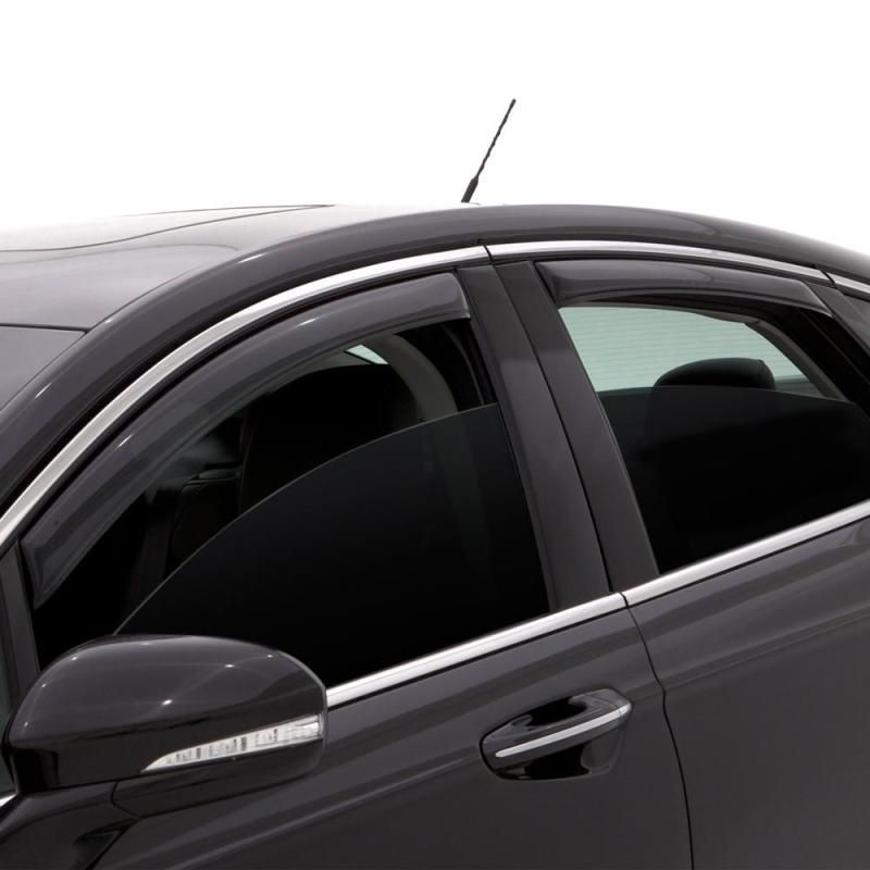 AVS 00-04 Nissan Xterra Ventvisor In-Channel Front & Rear Window Deflectors 4pc - Smoke-tuningsupply.com