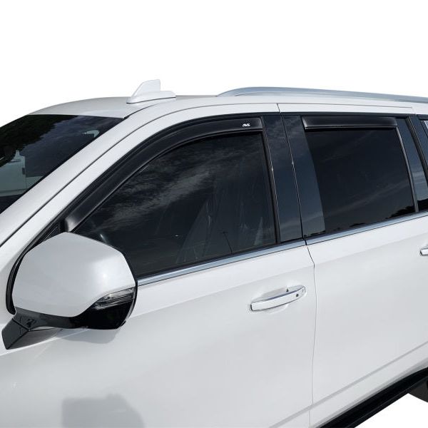 AVS 2021 GM Tahoe/Yukon/Escalade Ventvisor In-Channel Window Deflectors 4pc - Smoke-tuningsupply.com