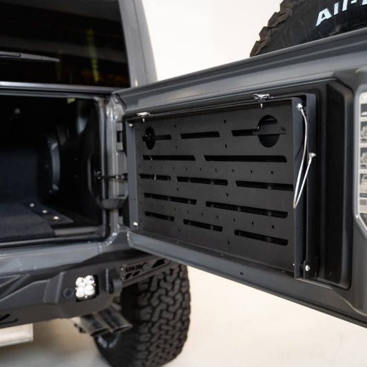 DV8 Jeep JL Tailgate Mounted Table (Trail Table) - Black-tuningsupply.com