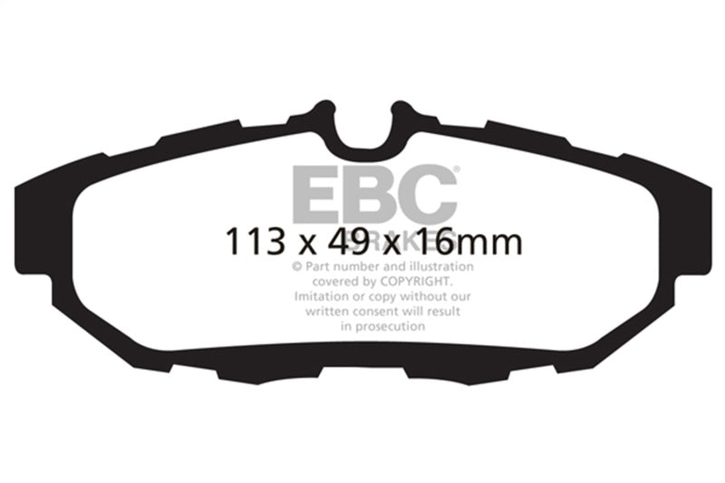 

EBC DP31870C - EBCDP31870C - EBC 10-14 Ford Mustang 3.7 Redstuff Rear Brake Pads - Shipped in Europe - Tuningsupply.com
