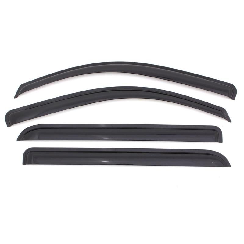 AVS 98-11 Ford Crown Victoria (Short Rears) Ventvisor Outside Mount Window Deflectors 4pc - Smoke-tuningsupply.com