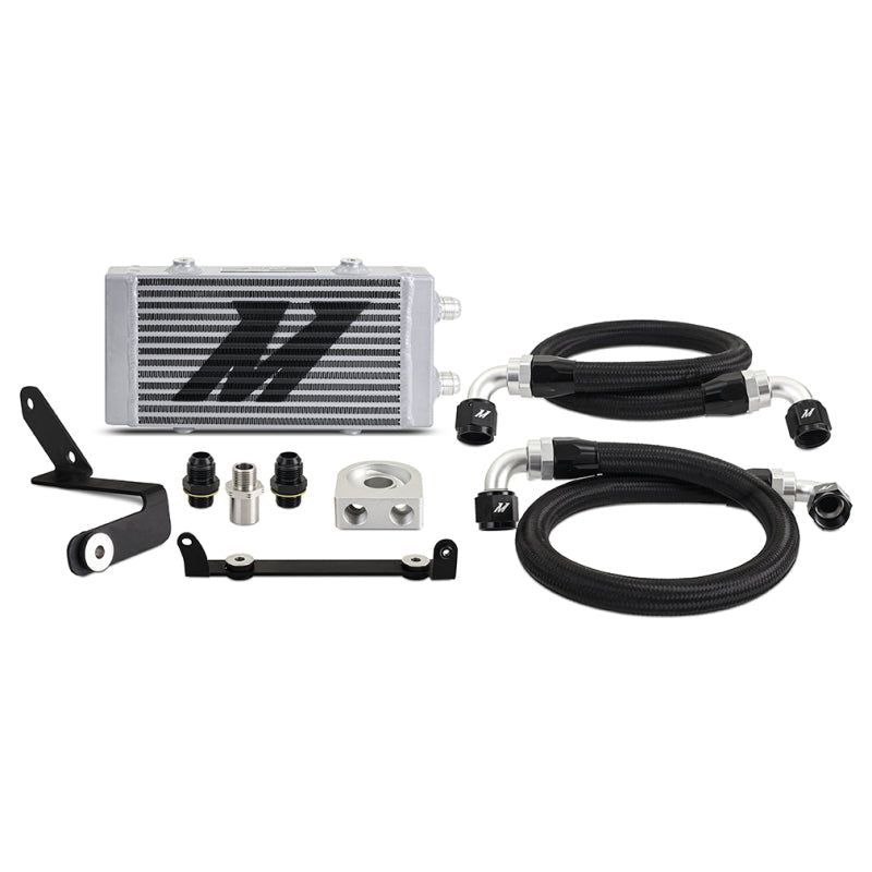 Mishimoto 2023+ Toyota GR Corolla Oil Cooler Kit - Thermostatic - Silver-tuningsupply.com