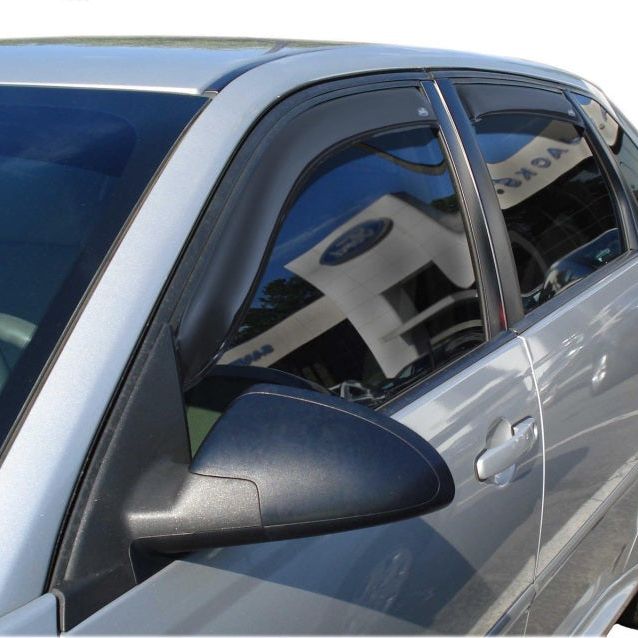 AVS 04-07 Chevy Malibu Ventvisor In-Channel Front & Rear Window Deflectors 4pc - Smoke-tuningsupply.com