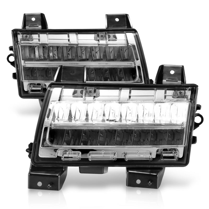 

ANZO 511086 - ANZ511086 - ANZO 2018-2021 Jeep Wrangler LED Side Markers Chrome Housing Clear Lens w/ Sequential Signal - Shipped in Europe - Tuningsupply.com
