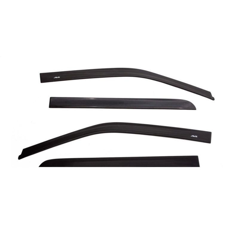 AVS 2019 Chevrolet Silverado 1500 Ext Cab Ventvisor Low Profile Window Deflectors 4pc - Matte Black-tuningsupply.com