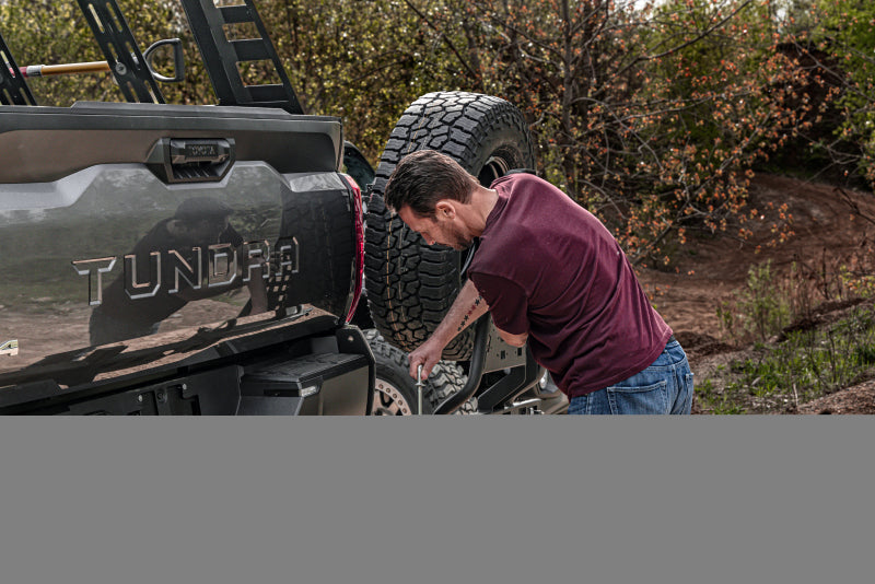 

Go Rhino HC200T - GORHC200T - Go Rhino Swing-A-Way Hitch Mounted Tire Carrier (Lic. Plate Lights Not Included) - Textured Black - Shipped in Europe - Tuningsupply.com
