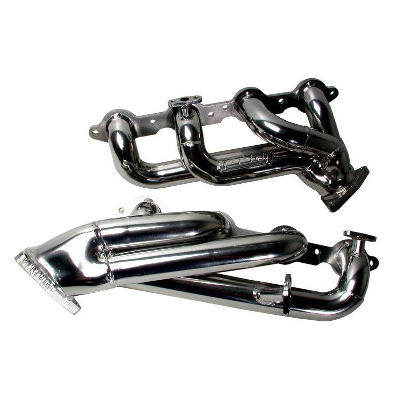 BBK 99-04 GM Truck SUV 4.8 5.3 Shorty Tuned Length Exhaust Headers - 1-3/4 Titanium Ceramic-tuningsupply.com