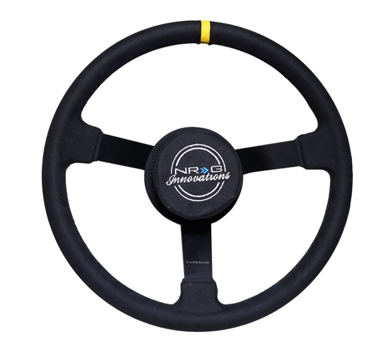 

NRG RST-380MB-A - NRGRST-380MB-A - NRG Reinforced Steering Wheel (380mm) Nascar/ Alcantara 3 Spoke w/ NRG Logo/ Removable Crushed Pad - Shipped in Europe - Tuningsupply.com
