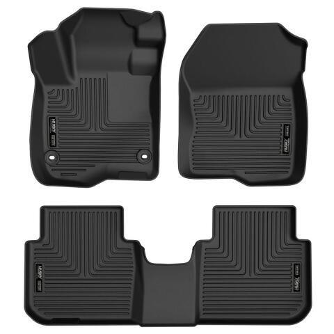 Husky Liners 23-24 Honda CRV Weatherbeater Black Front & 2nd Seat Floor Liners-tuningsupply.com