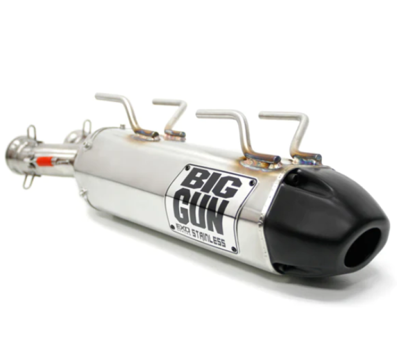 Big Gun 12-14 Arctic Cat WILDCAT 1000i H.O./4/X EXO Stainless Slip On Exhaust-tuningsupply.com