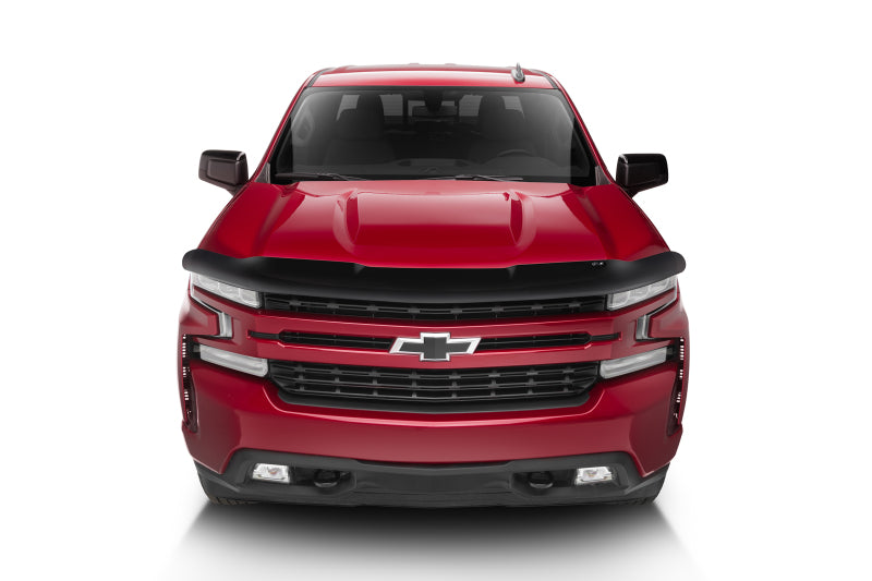 AVS 22-23 Chevrolet Silverado 1500 (Excl. ZR2/LT TB) Bugflector II High Profile Hood Shield - Smoke-tuningsupply.com