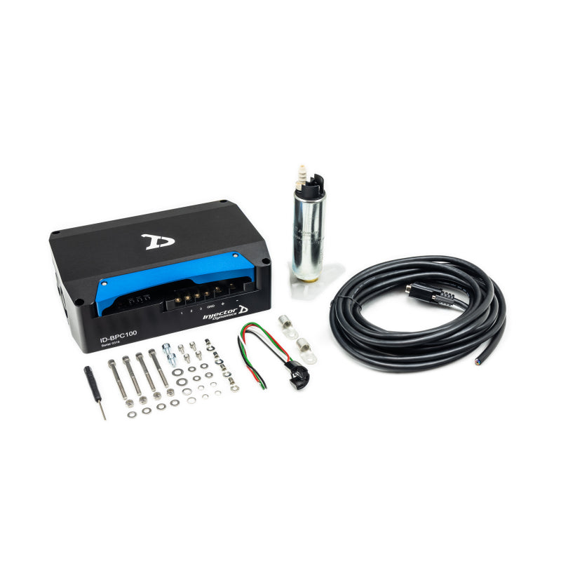 

Injector Dynamics IDFPS1100 - IDXIDFPS1100 - Injector Dynamics 1100lph Fuel Pump System Includes BPC100 and TI E5LM Pump - Shipped in Europe - Tuningsupply.com
