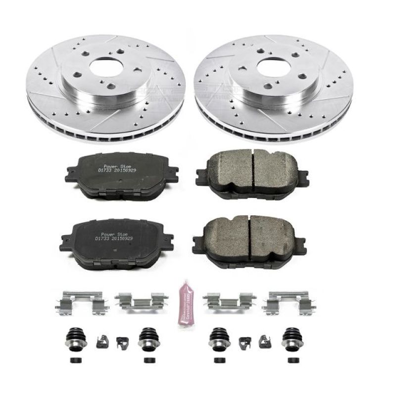 

PowerStop K6990 - PSBK6990 - Power Stop 14-15 Lexus IS250 Front Z23 Evolution Sport Brake Kit - Shipped in Europe - Tuningsupply.com
