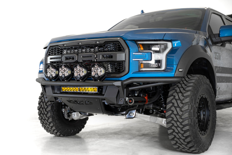 Addictive Desert Designs 17-20 Ford Raptor Pro Bolt-On Front Bumper - Hammer Black-tuningsupply.com