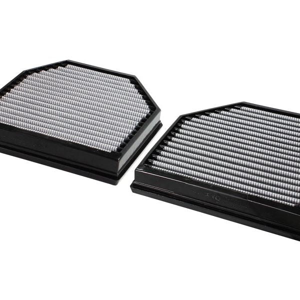 aFe MagnumFLOW OEM Replacement Air Filter PRO Dry S 2015 BMW M3/M4 (F80/F82) 3.0L S55 (tt) Qty. 2-tuningsupply.com