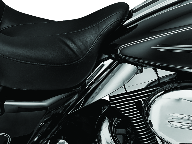 Kuryakyn Saddle Shields Heat Deflectors 09-Up Touring Smoke-tuningsupply.com