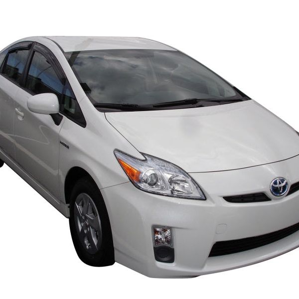 AVS 10-15 Toyota Prius (Excl. V Model) Ventvisor Outside Mount Window Deflectors 4pc - Smoke-tuningsupply.com