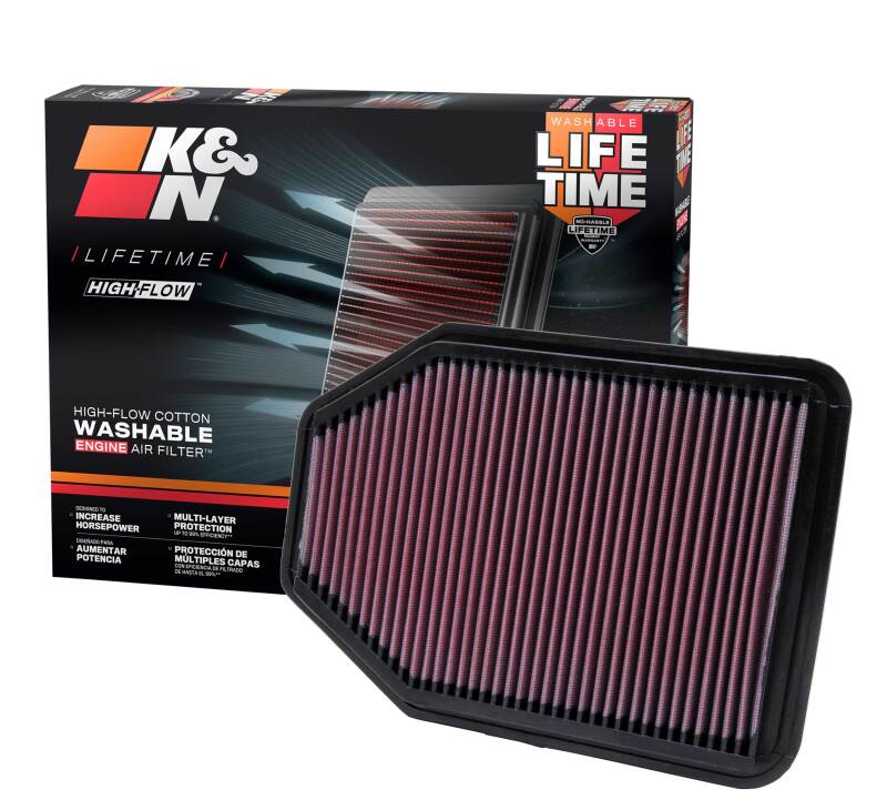 

K&N Engineering 33-2364 - KNN33-2364 - K&N 07-10 Jeep Wrangler 3.8L V6 Drop In Air Filter - Shipped in Europe - Tuningsupply.com
