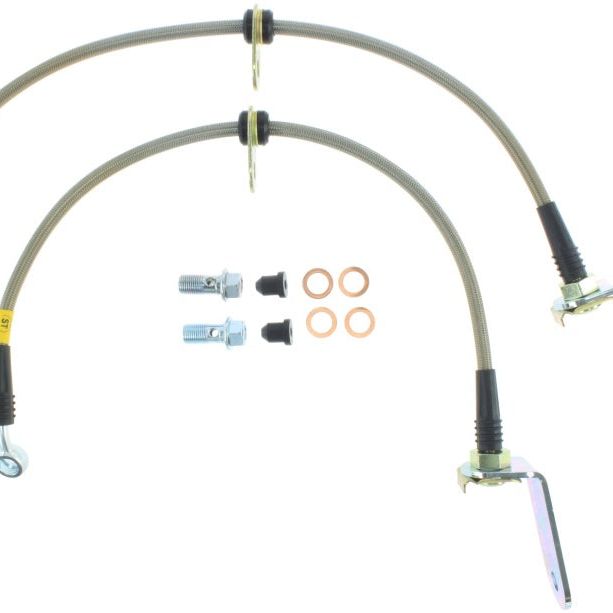 StopTech 06-09 Honda Civic EX Rear SS Brake Lines-Brake Line Kits-Stoptech-STO950.40511-SMINKpower Performance Parts