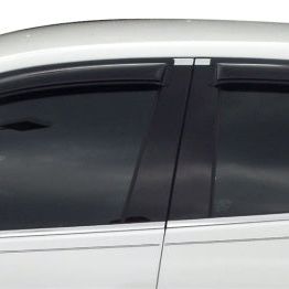 AVS 13-15 Chevy Malibu Ventvisor Outside Mount Window Deflectors 4pc - Smoke-tuningsupply.com