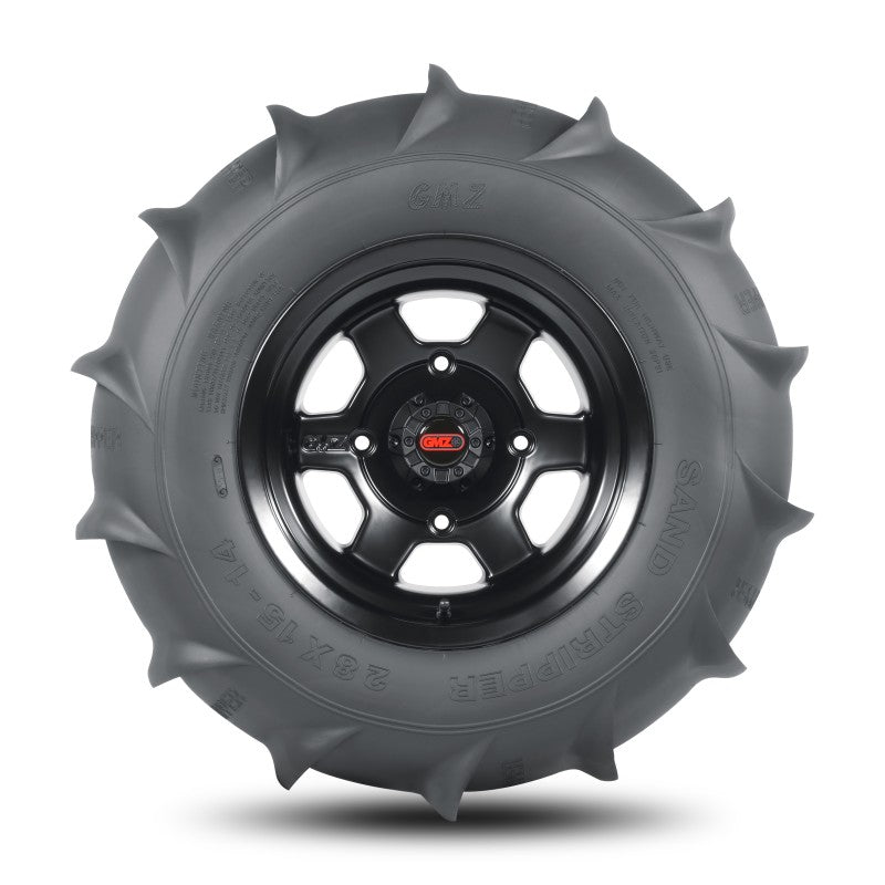 GMZ Sand Stripper Rear HP Tire - 14 Paddle 1-1/8in - 28x15-14-tuningsupply.com