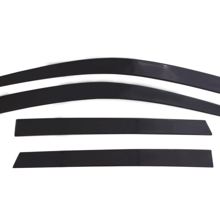 AVS 2019 Chevrolet Silverado 1500 Ext Cab Ventvisor Low Profile Window Deflectors 4pc - Matte Black-tuningsupply.com