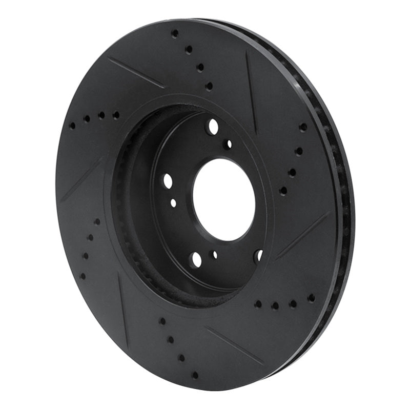 

R1 Concepts 633-59061L - RNC633-59061L - R1 2016-2025 Honda Accord Coupe Front Left Drilled & Slotted Black Brake Rotor - Shipped in Europe - Tuningsupply.com
