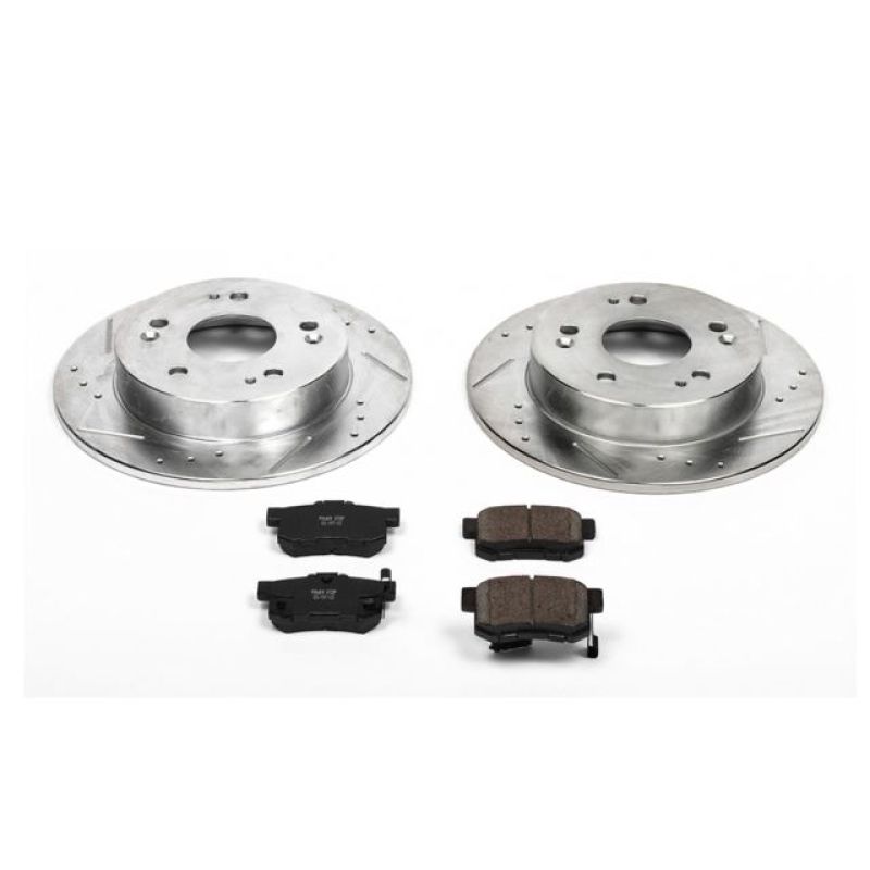 Power Stop 13-15 Acura ILX Rear Z23 Evolution Sport Brake Kit-tuningsupply.com