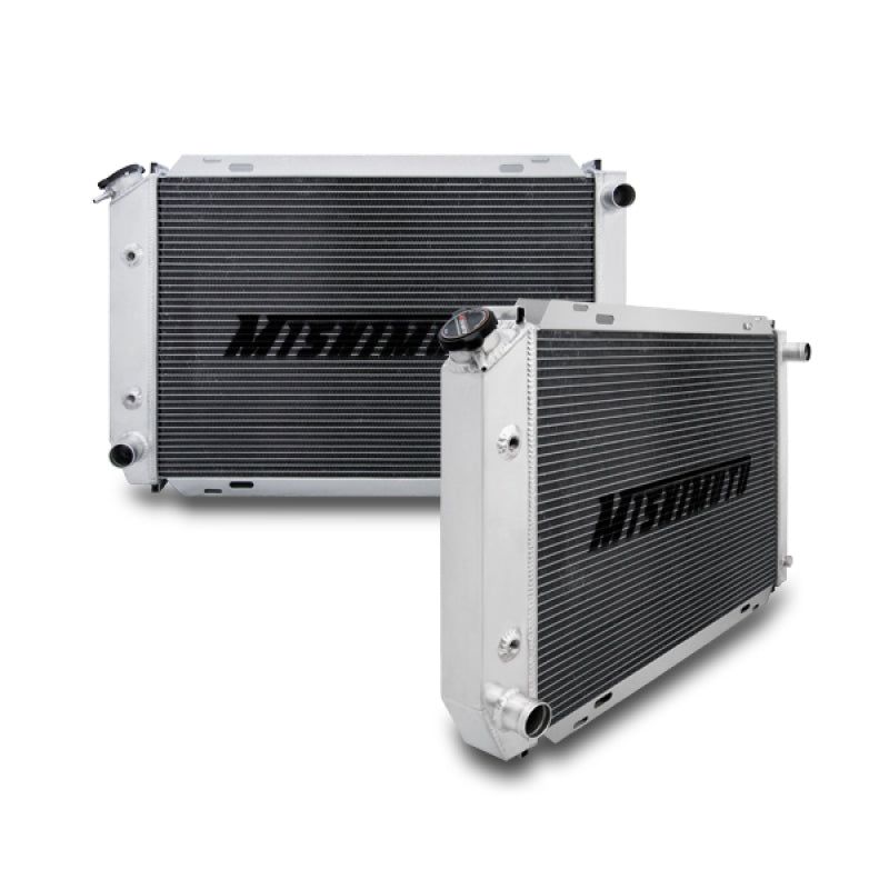 Mishimoto 79-93 Ford Mustang Dual Pass Manual Aluminum Radiator-Radiators-Mishimoto-MISMMRAD-MUS-79DP-SMINKpower Performance Parts