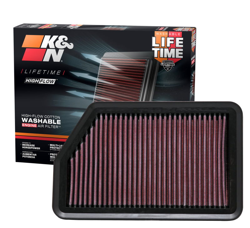 

K&N Engineering 33-2451 - KNN33-2451 - K&N 10-11 Hyundai Tucson 2.0/2.4L Drop In Air Filter - Shipped in Europe - Tuningsupply.com

