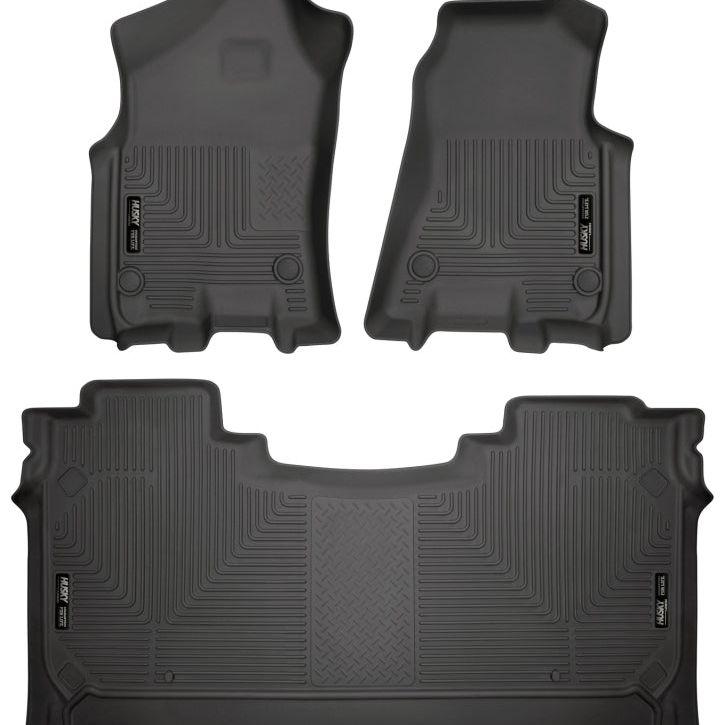 Husky Liners 19 Dodge Ram 1500 Crew Cab Weatherbeater Black Front & 2nd Seat Floor Liners-tuningsupply.com