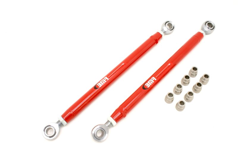 BMR 05-14 S197 Mustang Double Adj. Lower Control Arms w/ Heavy Duty Rod Ends - Red-tuningsupply.com