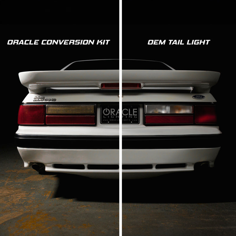 

ORACLE Lighting 8208-023 - ORL8208-023 - ORACLE Lighting 87-93 Mustang LX Full Sequential LED Tail Light Conversion Kit - Shipped in Europe - Tuningsupply.com
