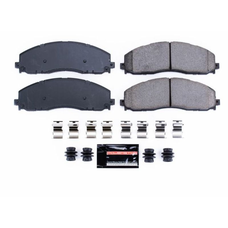 Power Stop 12-19 Ford F-250 Super Duty Front Z23 Evolution Sport Brake Pads w/Hardware-tuningsupply.com