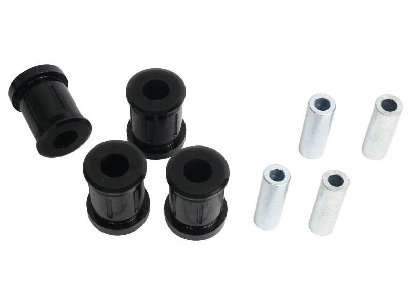 
  

Whiteline W53666 - WHLW53666 - Whiteline Plus 2012+ Nissan Patrol Front Lower Control Arm Bushing Kit - Shipped in Europe - Tuningsupply.com


