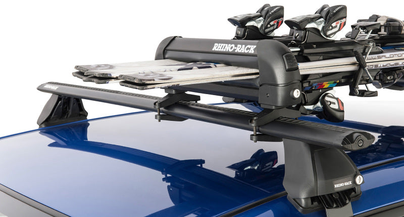 

Rhino-Rack 573 - RHR573 - Rhino-Rack Universal Ski/Snowboard Carrier - Fits 3 Pairs of Skis or 2 Snowboards - Black - Shipped in Europe - Tuningsupply.com
