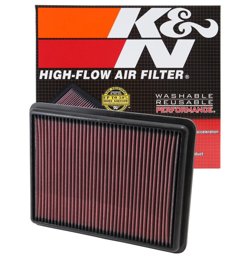 

K&N Engineering 33-2493 - KNN33-2493 - K&N Replacement Air Filter 11.75in O/S Length x 9in O/S Width x 1.188in H for 13 Hyundai Santa Fe - Shipped in Europe - Tuningsupply.com
