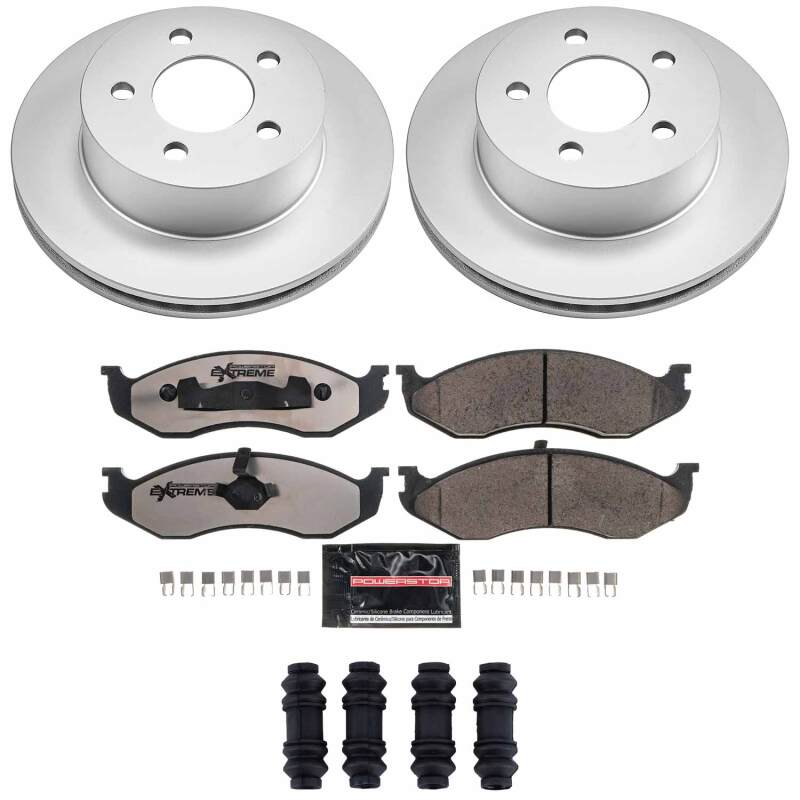 

PowerStop CPK2152-36 - PSBCPK2152-36 - Power Stop 99-01 Jeep Cherokee Front Z36 Coated Truck & Tow Brake Kit - Shipped in Europe - Tuningsupply.com
